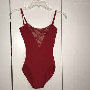 Red Capezio Leotard